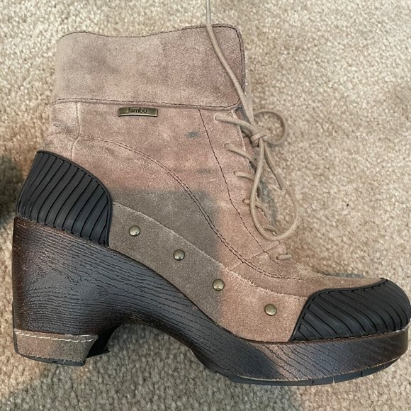 Jambu Netherlands Leather lace up boots. Size 8 - Picture 8 of 15